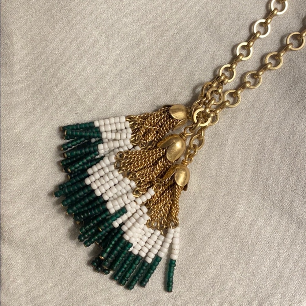 J Crew tassel necklace